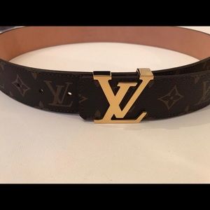 Brown LV belt size 42